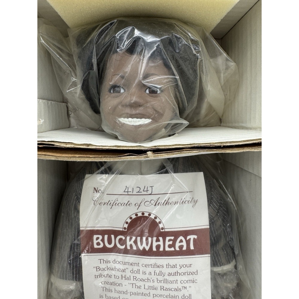 The Little Rascals Buckwheat Fine Porcelain Doll 1993 The Hamilton Collection